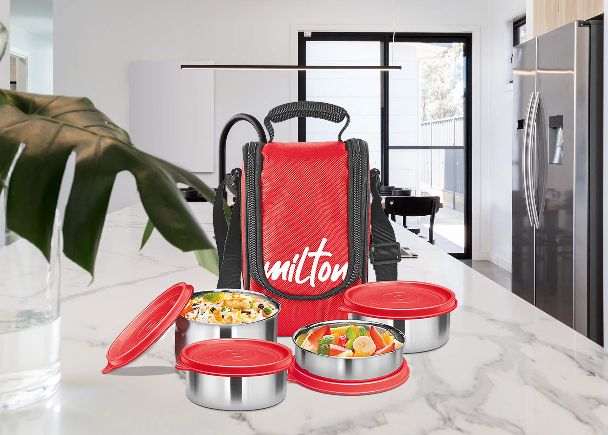 Amazon.com: MILTON Tasty 4 Stainless Steel Lunch Box, Set of 4